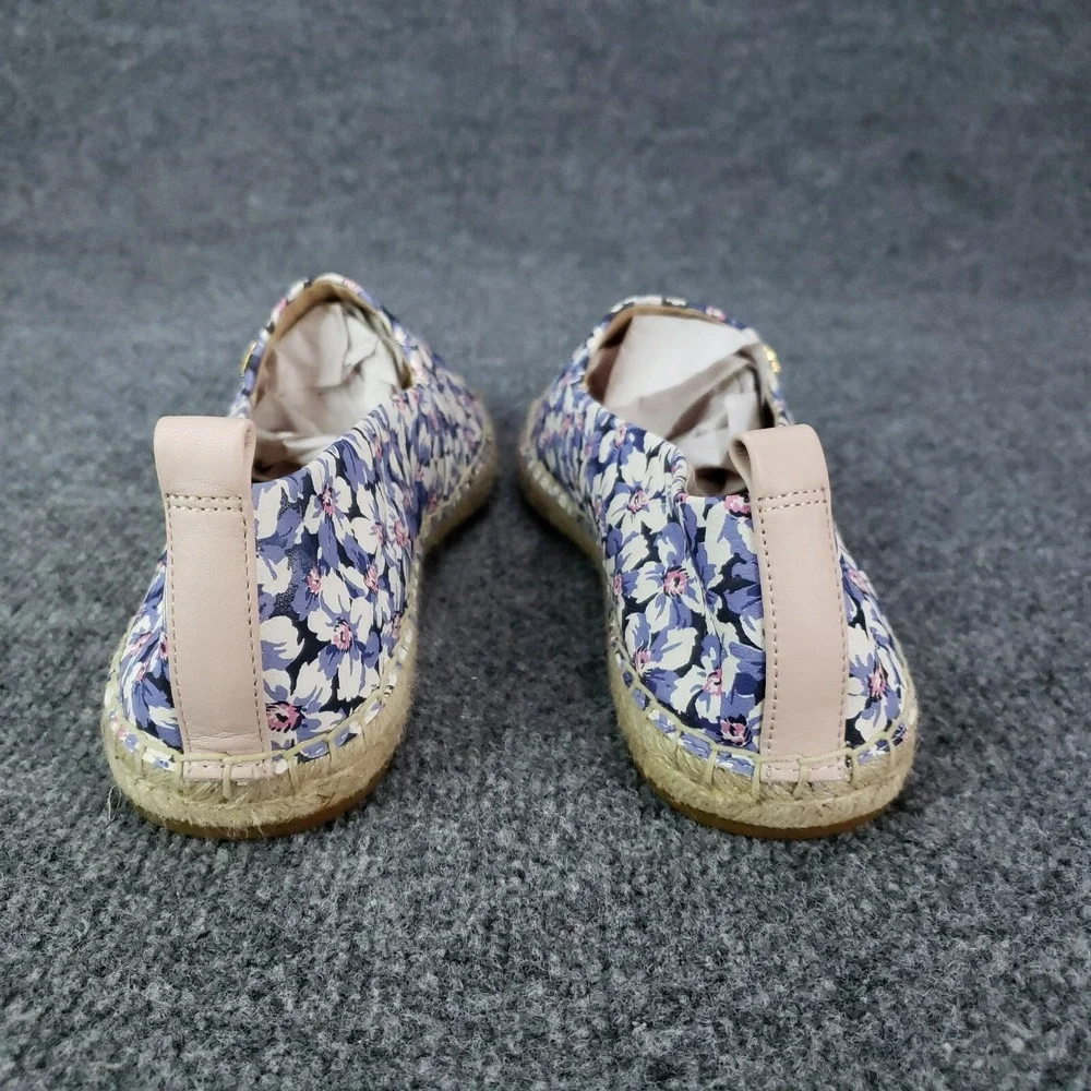Lauren Ralph Lauren Cameryn III Espadrille Shoes Womens Size 9 Blue Floral Flats